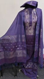 হাতে বোনা জামদানী থ্রি পিস - Image 28