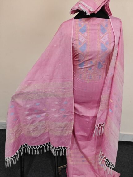 হাতে বোনা জামদানী থ্রি পিস