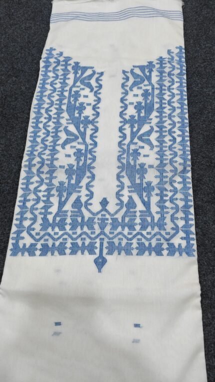 হাতে বোনা সুতি জামদানী পাঞ্জাবি পিস / ওয়ান পিস