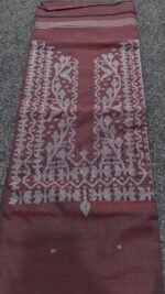 হাতে বোনা সুতি জামদানী পাঞ্জাবি পিস / ওয়ান পিস - Image 4