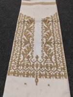 হাতে বোনা সুতি জামদানী পাঞ্জাবি পিস / ওয়ান পিস - Image 13