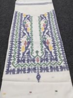হাতে বোনা সুতি জামদানী পাঞ্জাবি পিস / ওয়ান পিস - Image 21