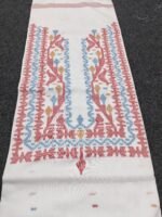 হাতে বোনা সুতি জামদানী পাঞ্জাবি পিস / ওয়ান পিস - Image 24