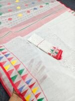 সুতী হাতে বোনা ঢাকাই জামদানী শাড়ি - Image 11