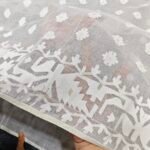 সুতী হাতে বোনা ঢাকাই জামদানী শাড়ি