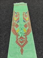 হাতে বোনা সুতি জামদানী পাঞ্জাবি পিস / ওয়ান পিস - Image 9