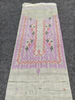 হাতে বোনা সুতি জামদানী পাঞ্জাবি পিস / ওয়ান পিস - Image 29