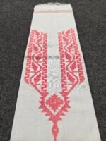 হাতে বোনা সুতি জামদানী পাঞ্জাবি পিস / ওয়ান পিস - Image 23